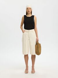 GEBREIDE TANKTOP, Black, highres