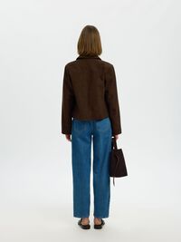 100% SUEDE JACKET, Delicioso, highres