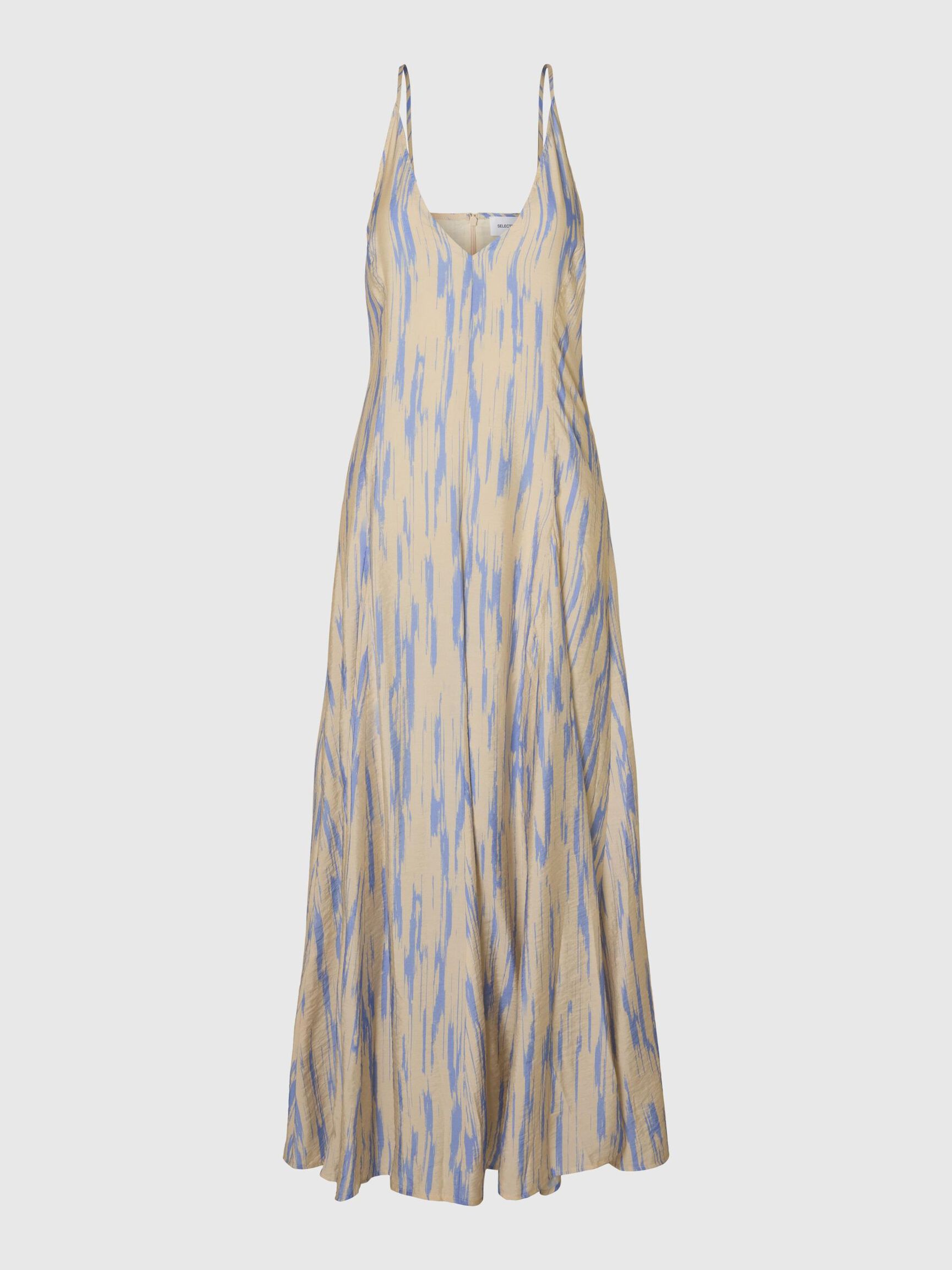 VISKOSEMIX TRÄGER MAXIKLEID, Birch, highres