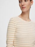Selected STRIPED LONG-SLEEVED T-SHIRT, Oatmeal, highres - 16078946_Oatmeal_841417_006.jpg