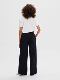 PLISSÉE PANTALON À JAMBE AMPLE, Dark Sapphire, highres