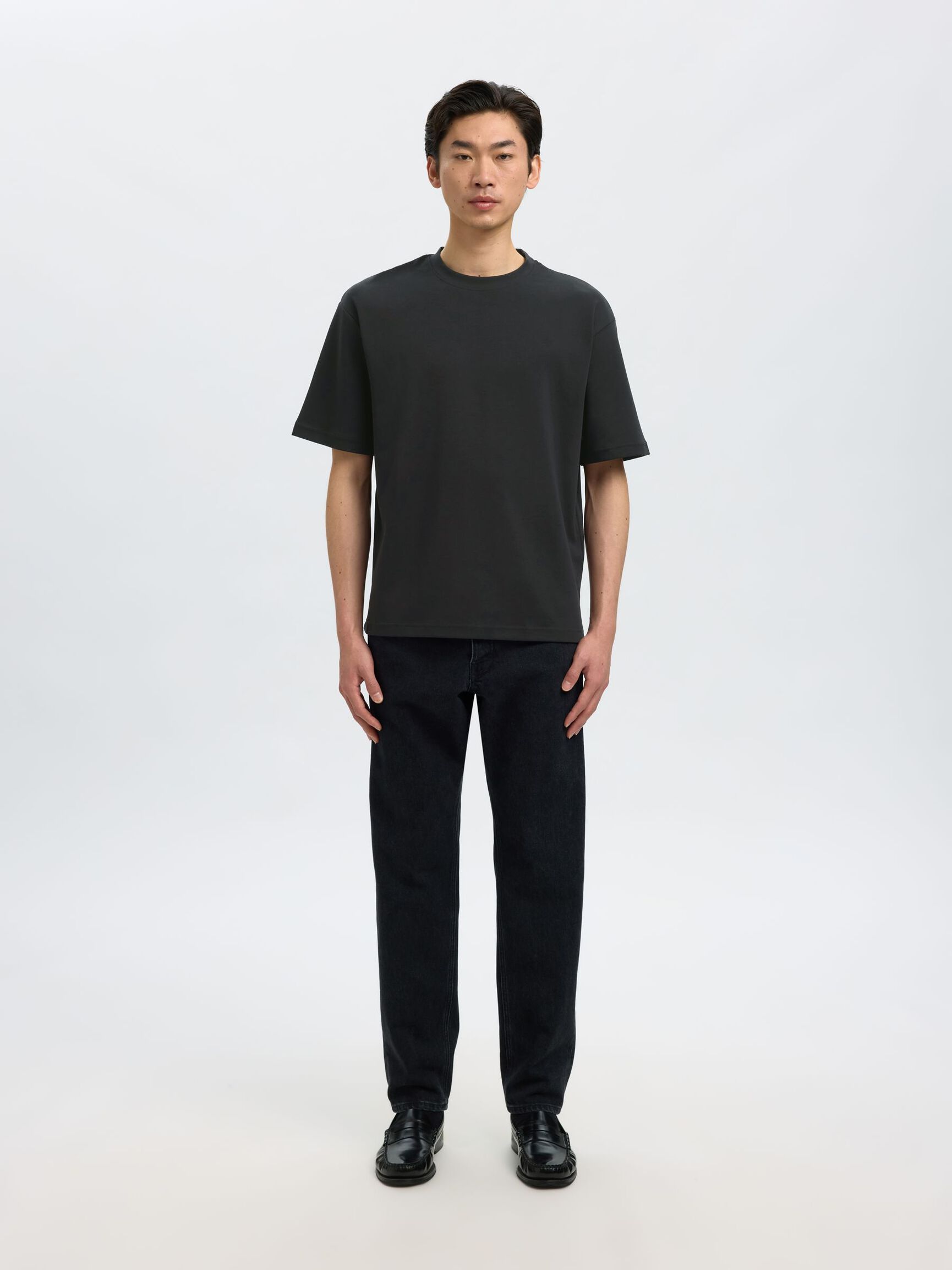 3 PACK LOOSE FIT T-SHIRT, Black, highres