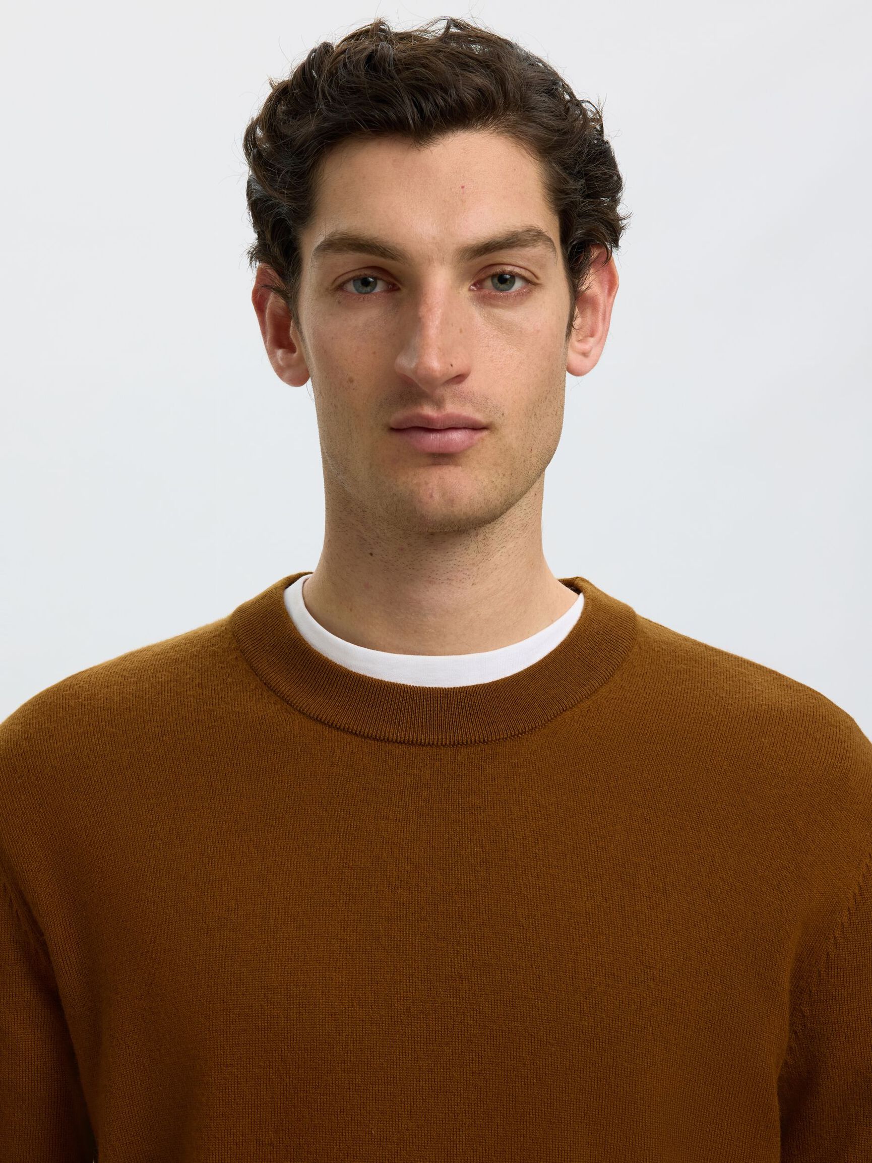 100% MERINO WOOL PULLOVER, Monks Robe, highres