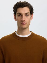 100% MERINO WOOL PULLOVER, Monks Robe, highres