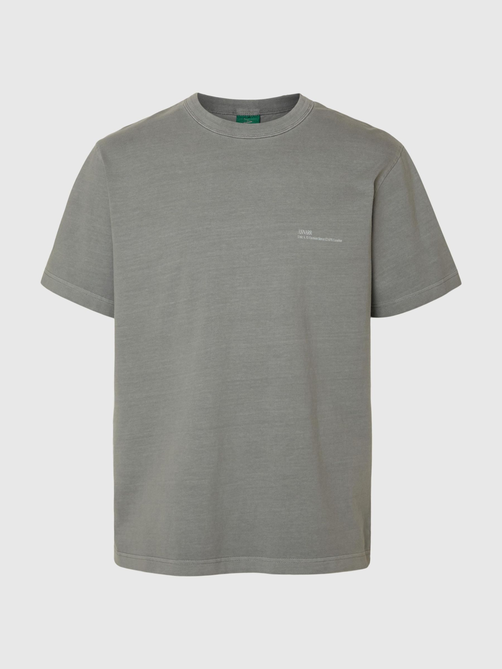 REGULAR FIT T-SHIRT, Sharkskin, highres