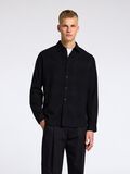 Selected LONG SLEEVED FLANNEL SHIRT, Black, highres - 16095733_Black_1155533_003.jpg