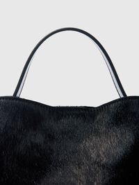 SMALL COW BAG, Black, highres