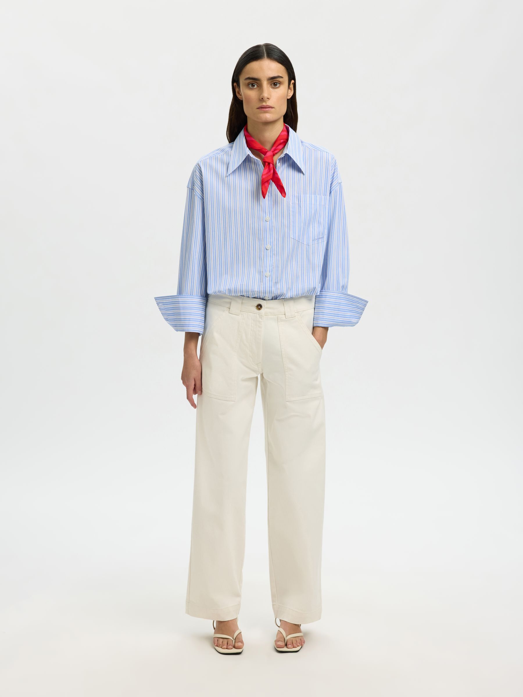 OVERSIZED  SHIRT, Light Blue, highres