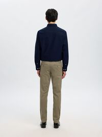 175 SLIM FIT FLEX CHINO, Ermine, highres