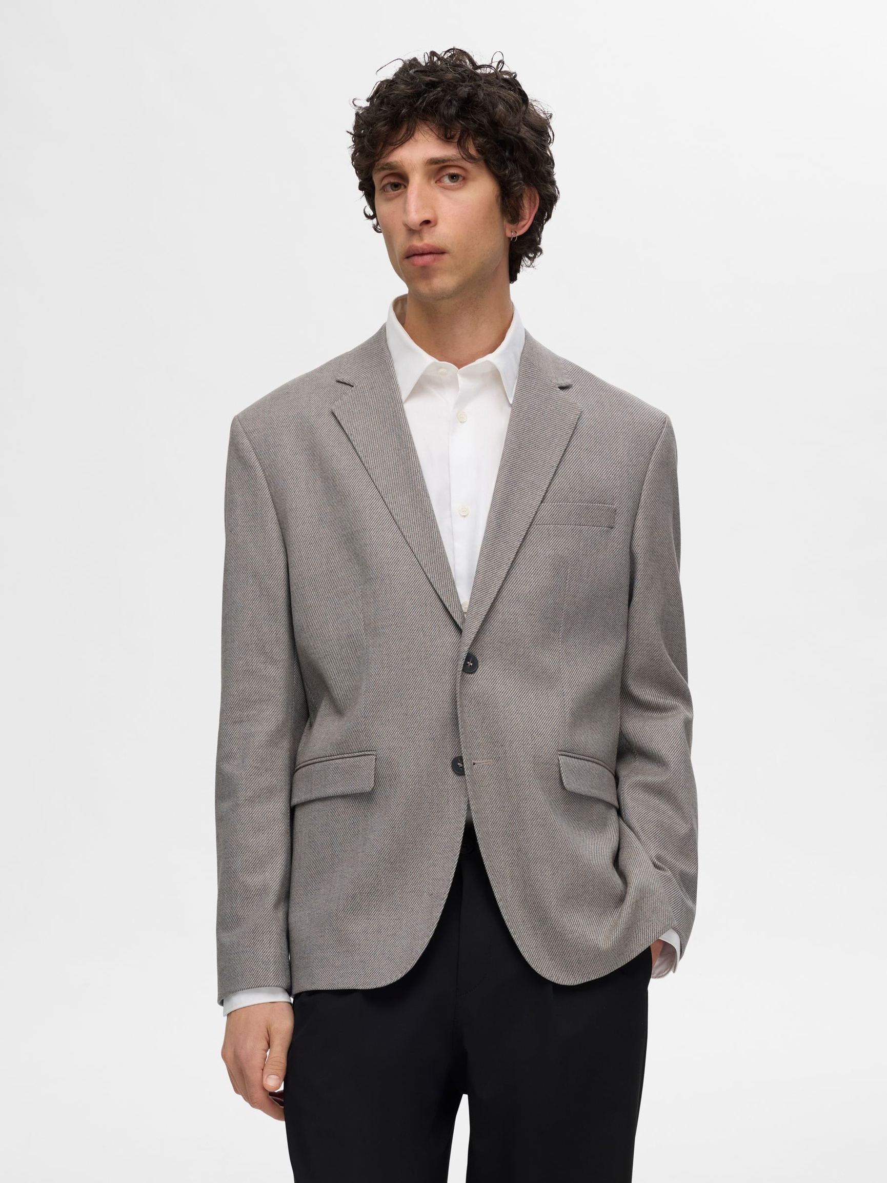 REGULAR FIT BLAZER, Sand, highres