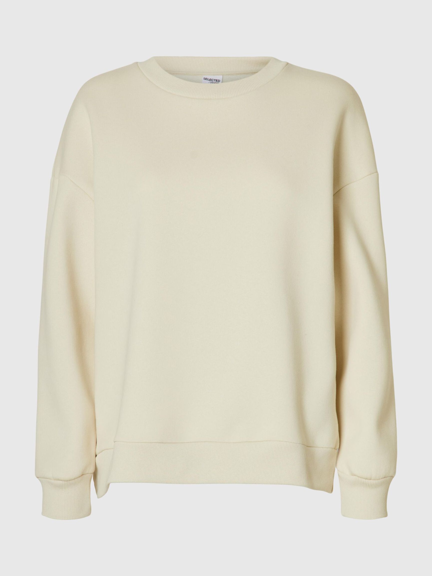 LANGE MOUWEN SWEATSHIRT, Birch, highres