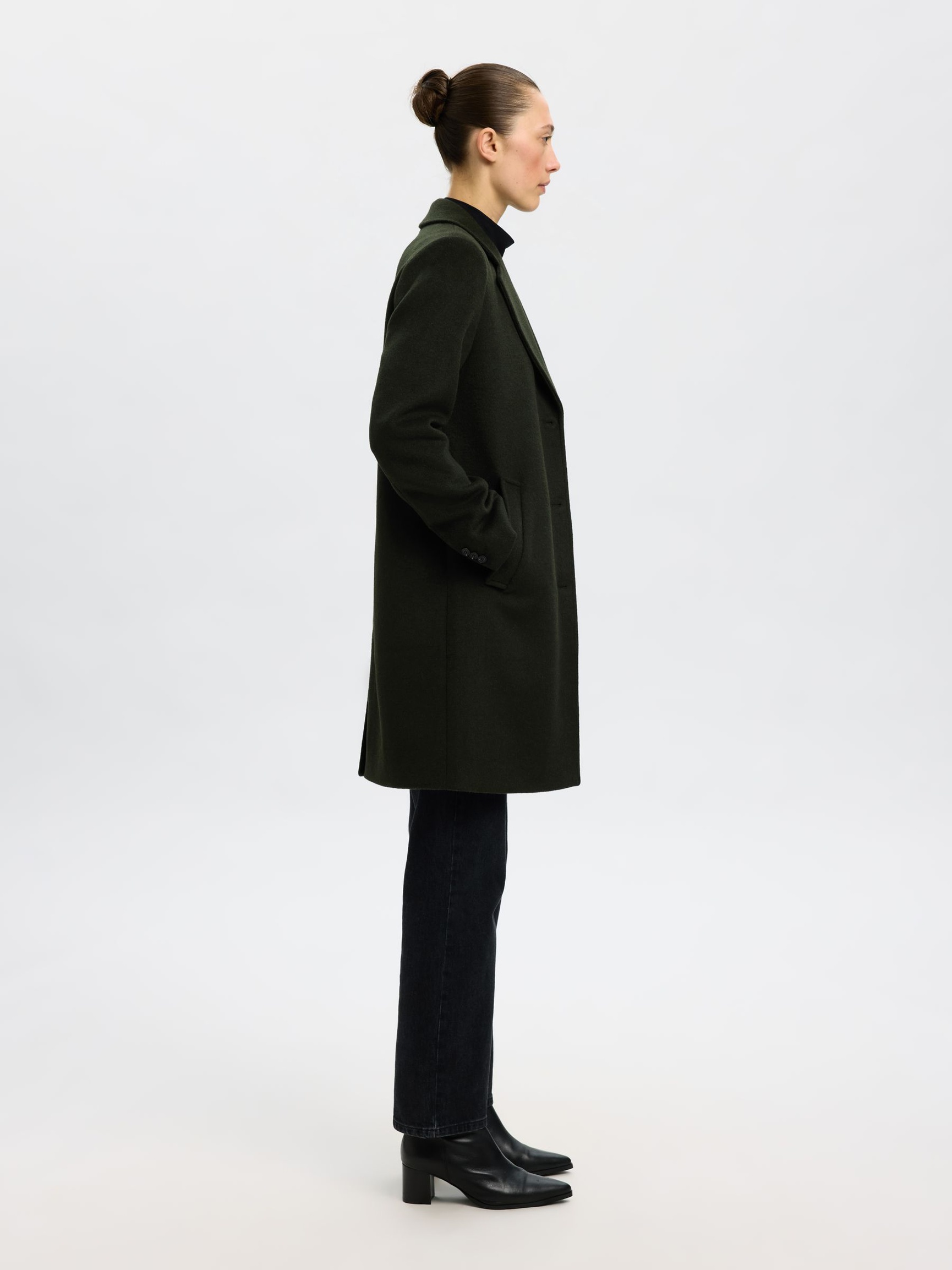 WOOL BLEND COAT, Deep Depths, highres