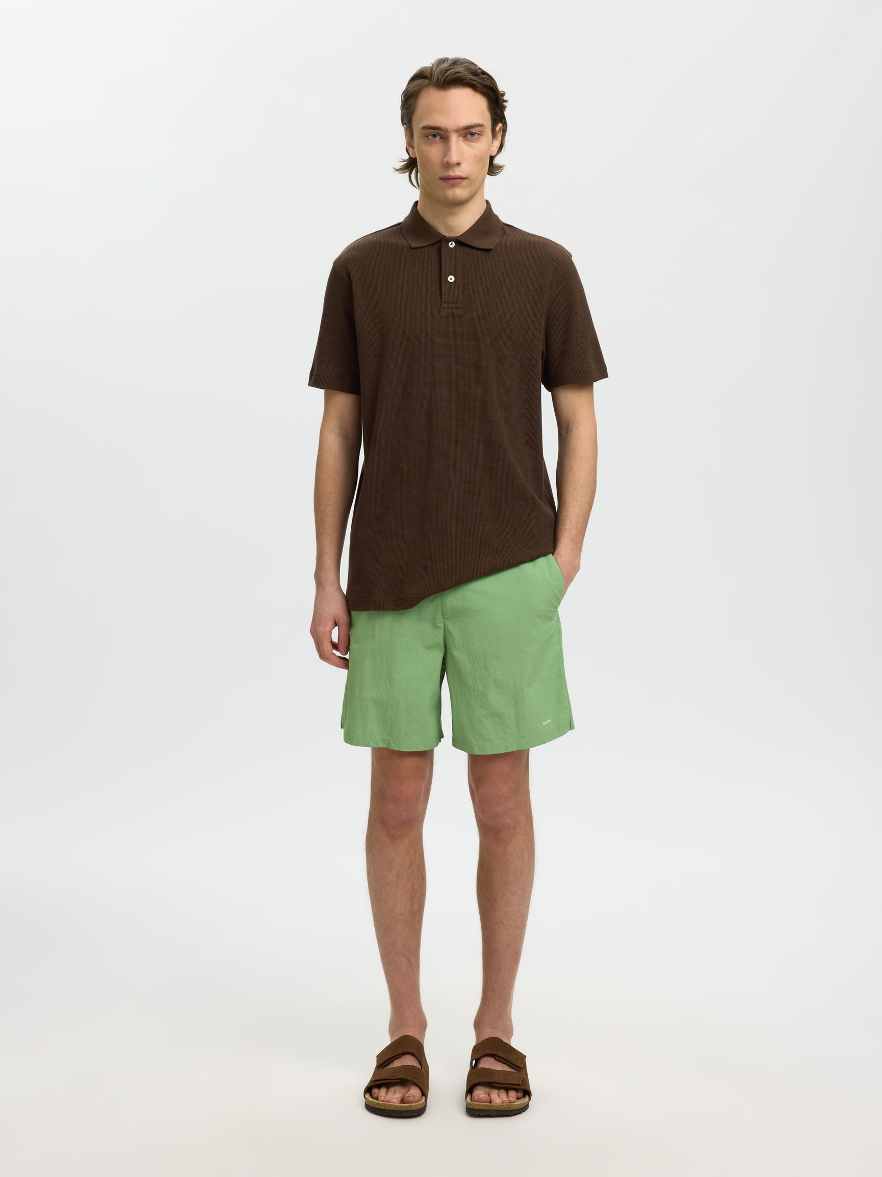 KORTE ÆRMER POLO, Bracken, highres