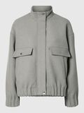 Selected WOOL BLEND BOMBER JACKET, Medium Grey Melange, highres - 16096513_MediumGreyMelange_001.jpg