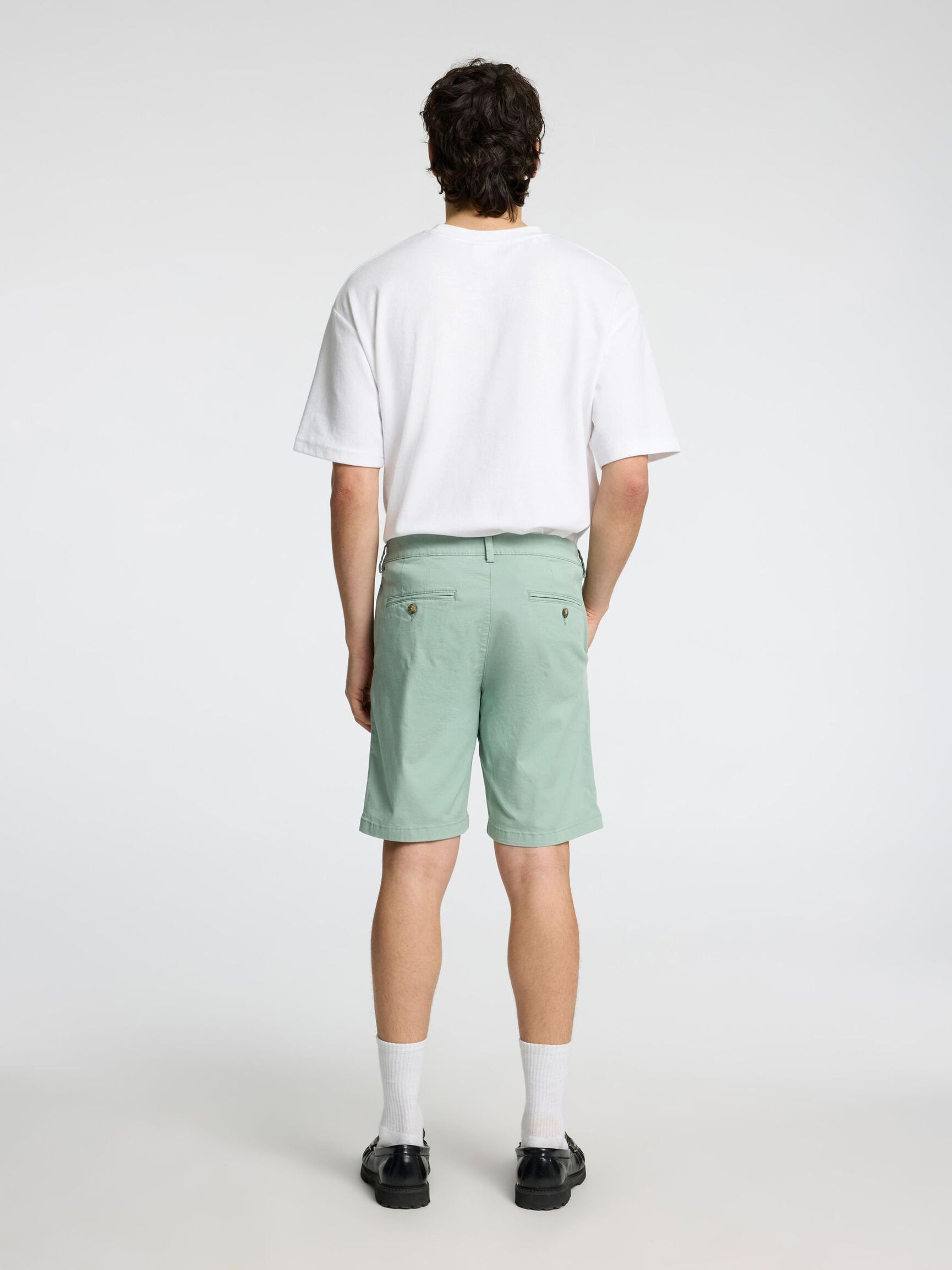 CORTE SLIM SHORTS CHINOS, Iceberg Green, highres