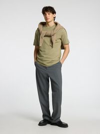 REGULAR FIT PRINT T-SHIRT, Vetiver, highres