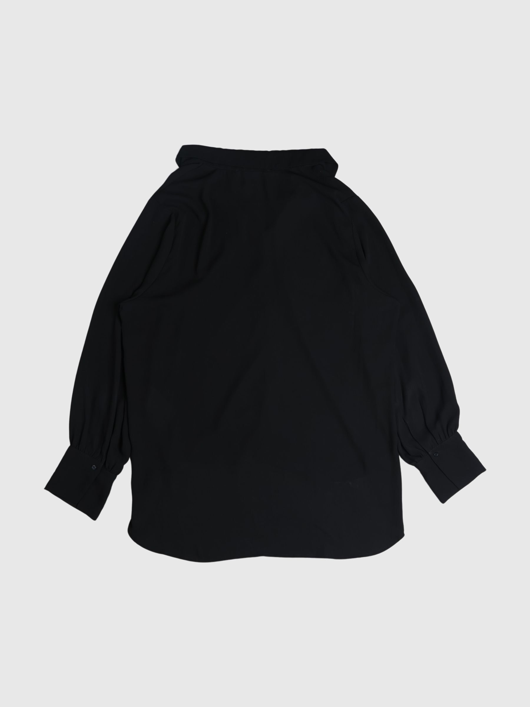 V-NECK - SHIRT, Black, highres