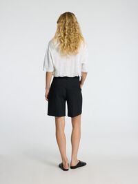 LINEN T-SHIRT, Bright White, highres