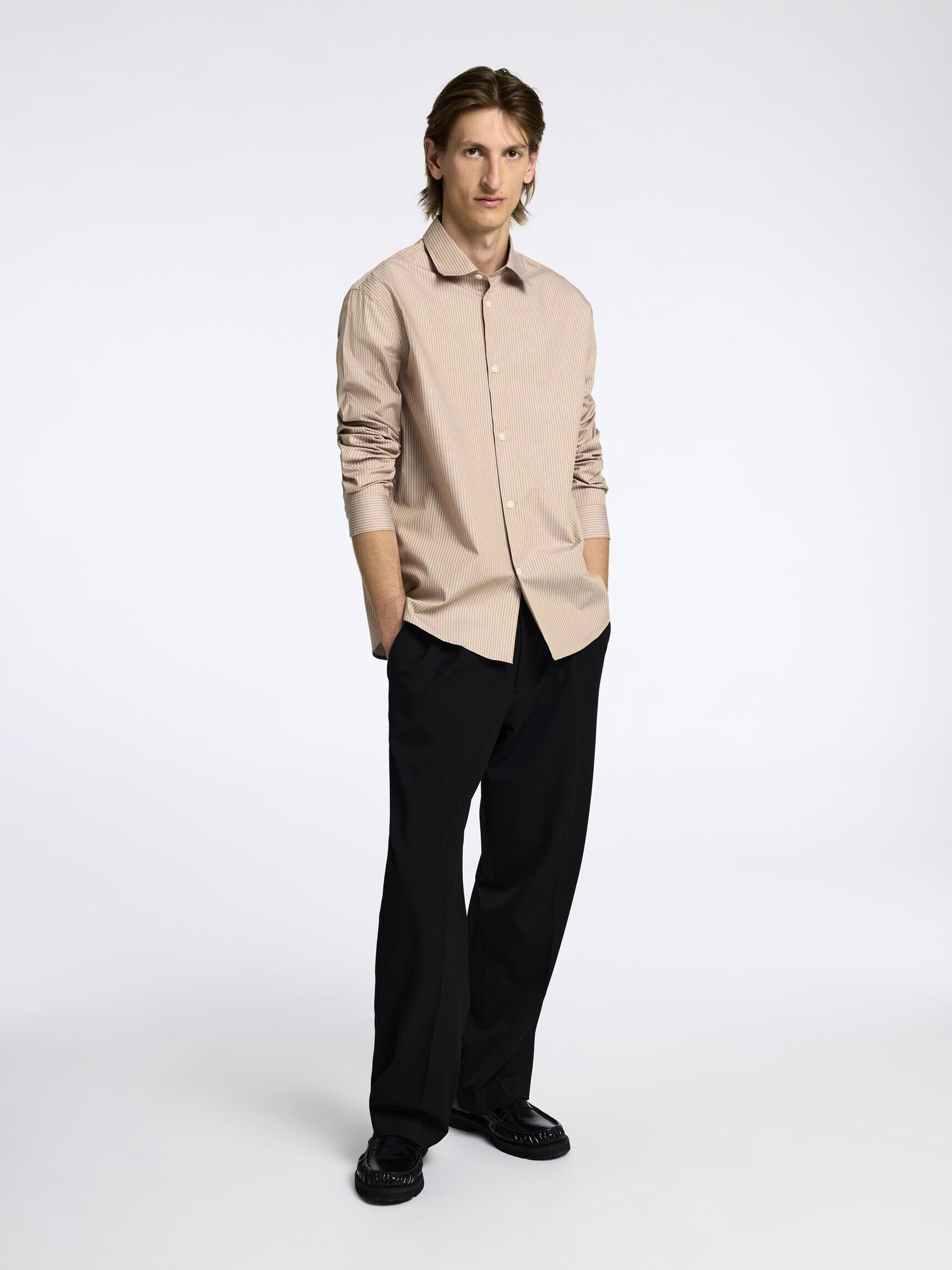 OVERSIZED SHIRT, Kelp, highres