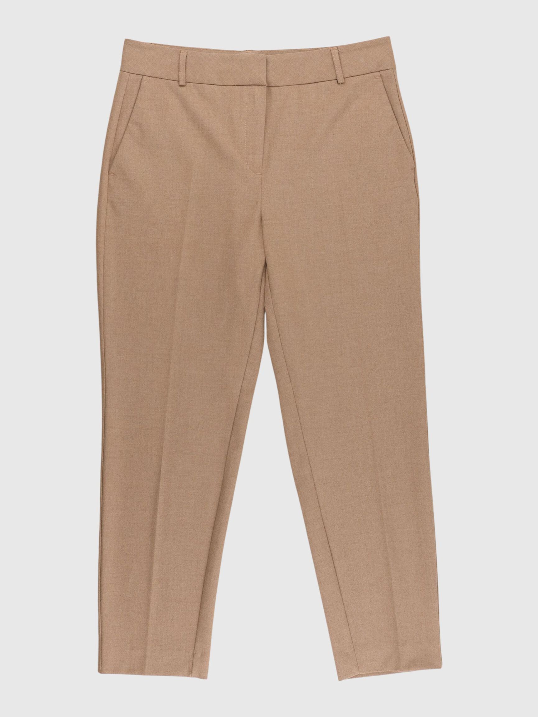 CROPPED TROUSERS, Camel, highres