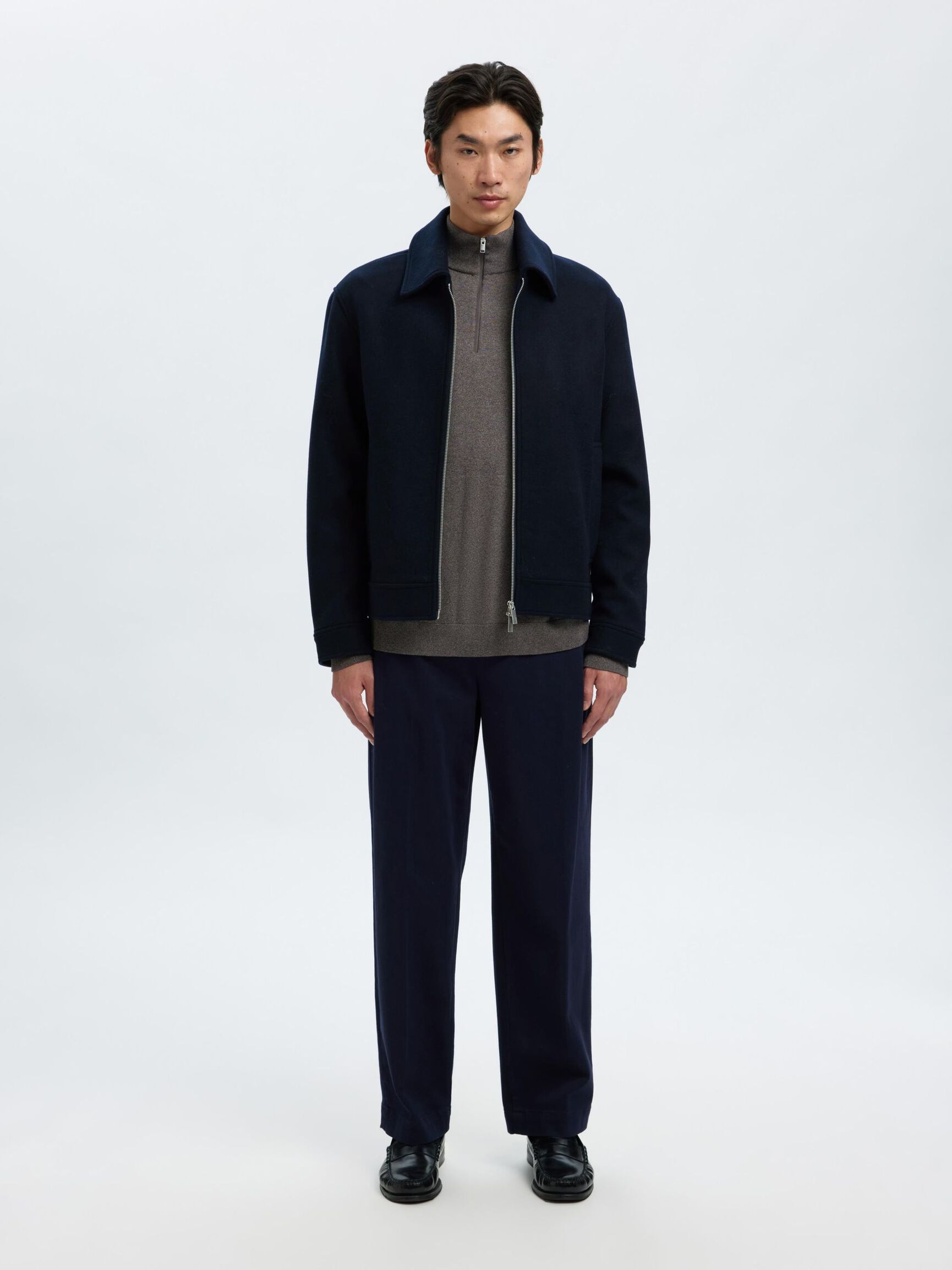WOLLMIX KURZJACKE, Sky Captain, highres
