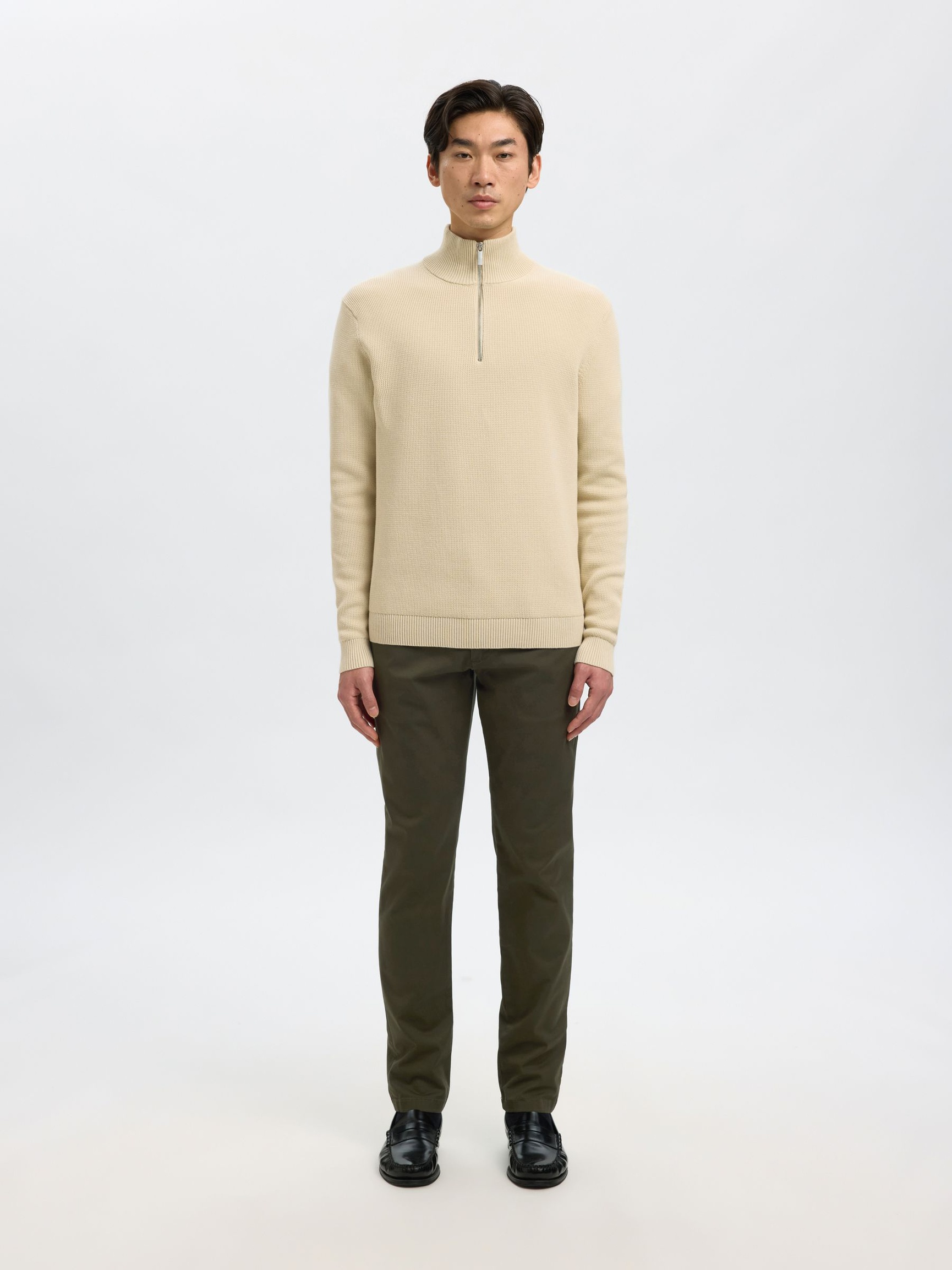 175 SLIM FIT FLEX CHINO, Forest Night, highres