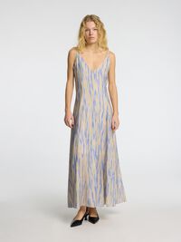 VISKOSEMIX TRÄGER MAXIKLEID, Birch, highres