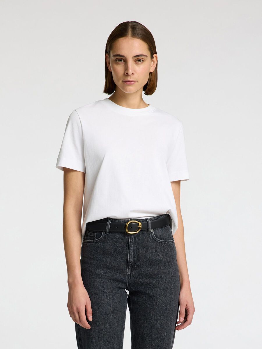 Selected LEATHER BELT, Black, highres - 16097334_Black_003.jpg