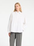 Selected 100% COTTON LONG SLEEVED BLOUSE, Bright White, highres - 16098406_BrightWhite_003.jpg