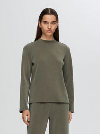 BOXY FIT LONG-SLEEVED T-SHIRT, Kalamata, highres