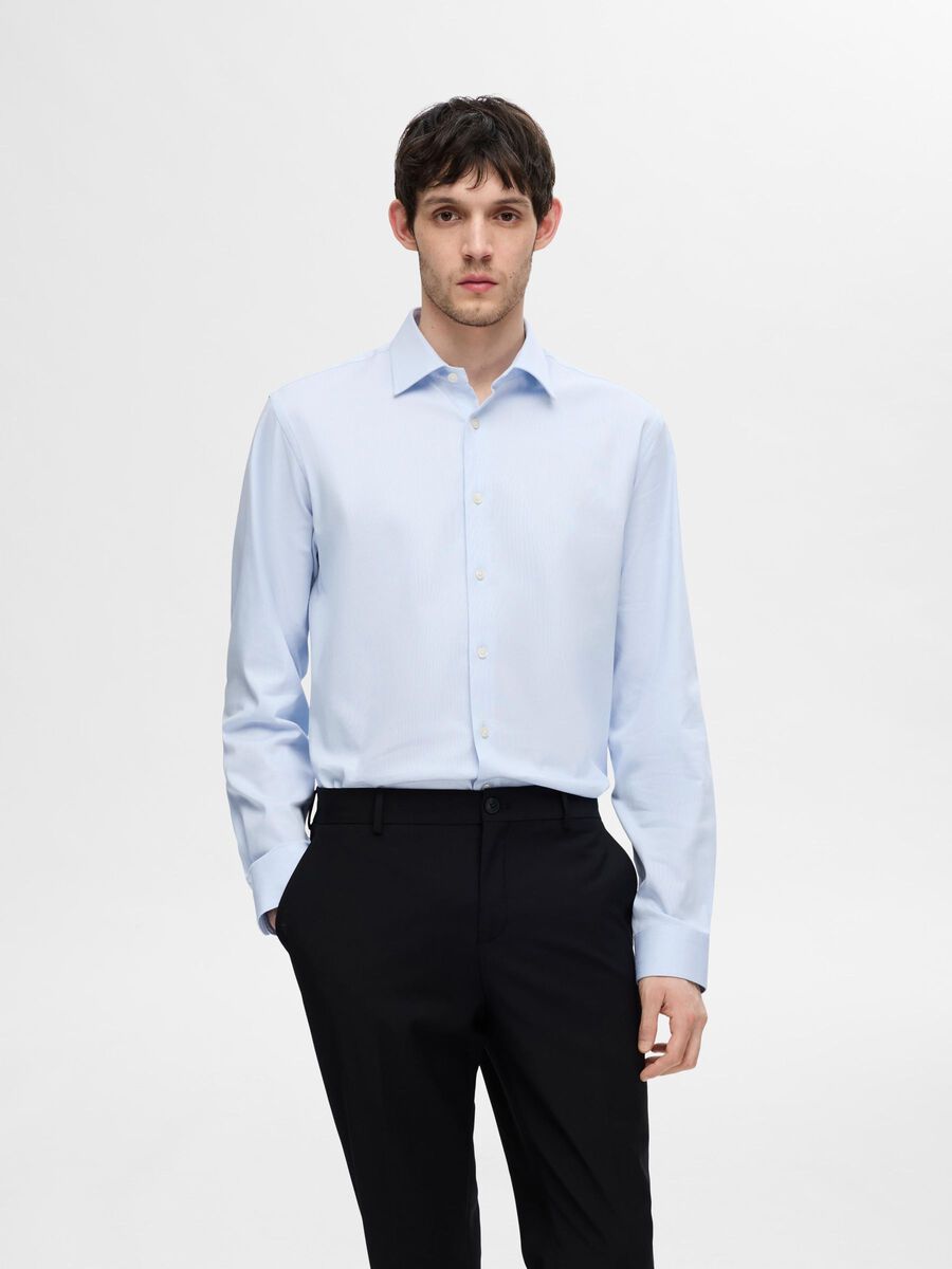 Selected SLIM FIT OVERHEMD, Light Blue, highres - 16092939_LightBlue_1123755_003.jpg