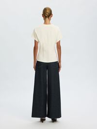 FITTED T-SHIRT, Egret, highres