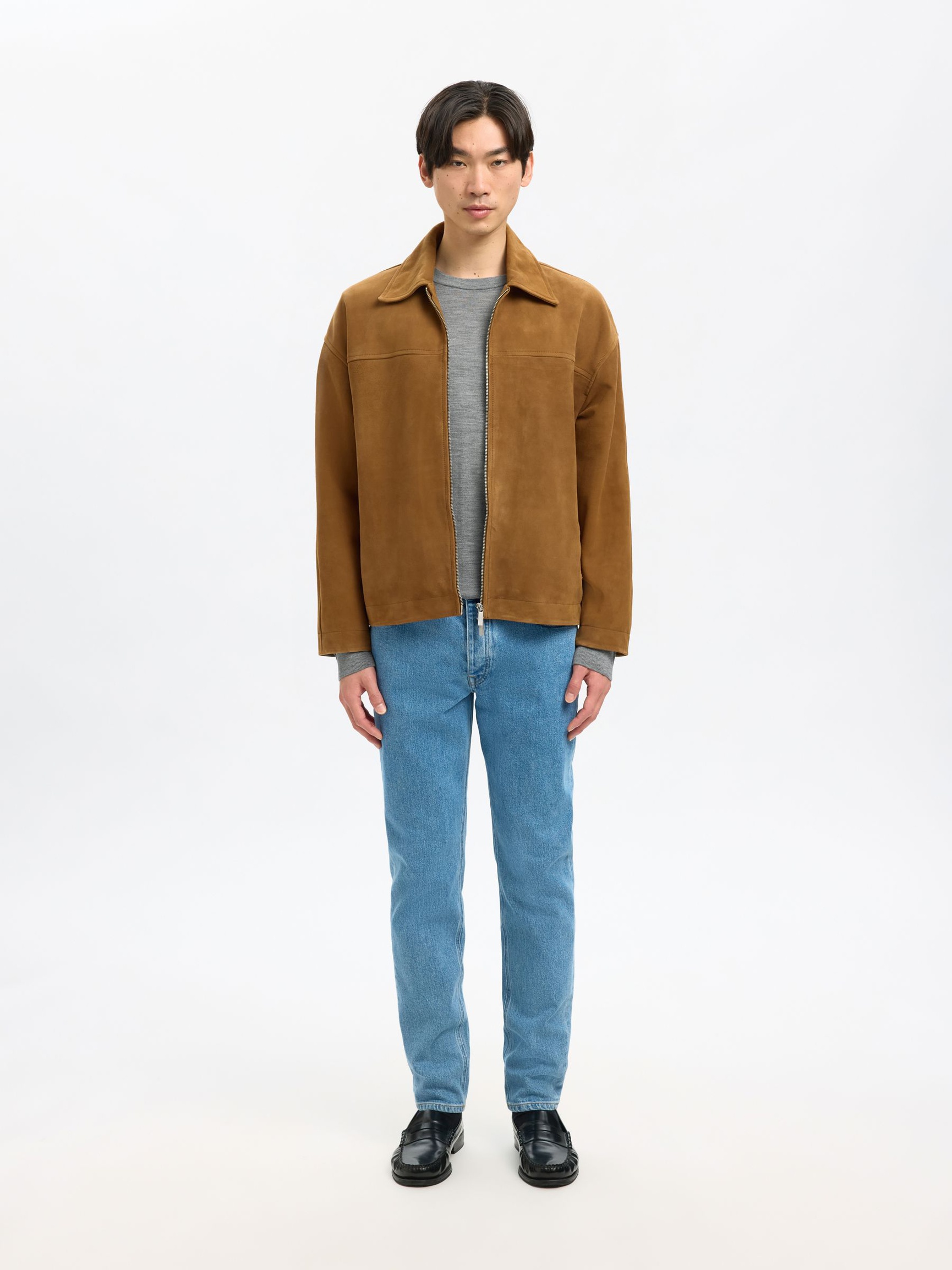 100 % LAINE MÉRINOS PULLOVER, Medium Grey Melange, highres
