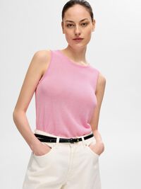 STRICK TANKTOP, Lilac Sachet, highres