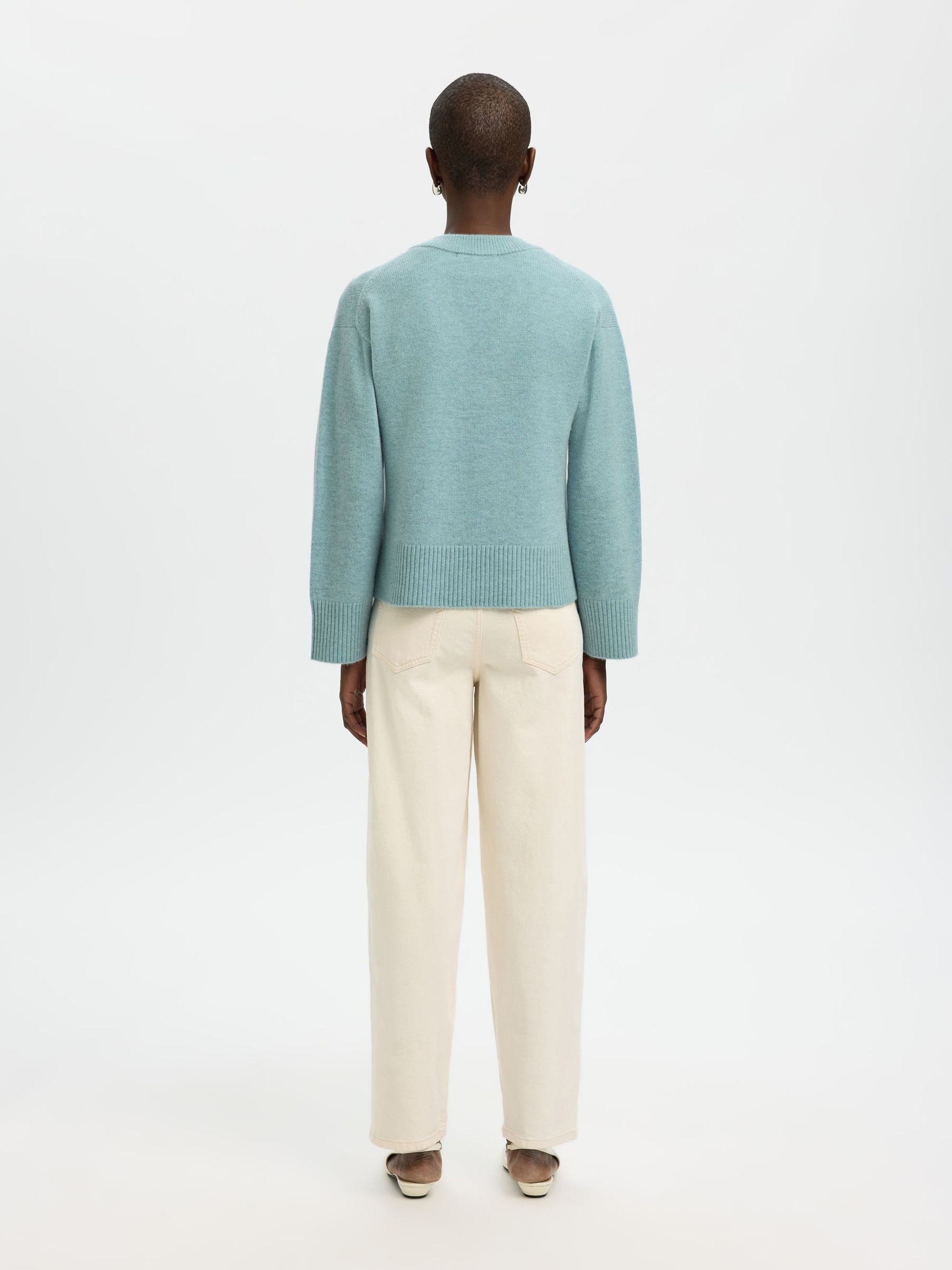 PULLOVER A MAGLIA, Blue Glow, highres