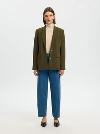 CLASSIC FIT BLAZER, Fir Green, highres