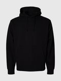 Selected 100% BAUMWOLL HOODIE, Black, highres - 16100000_Black_001.jpg