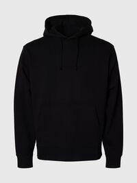 100% BOMULD HOODIE, Black, highres