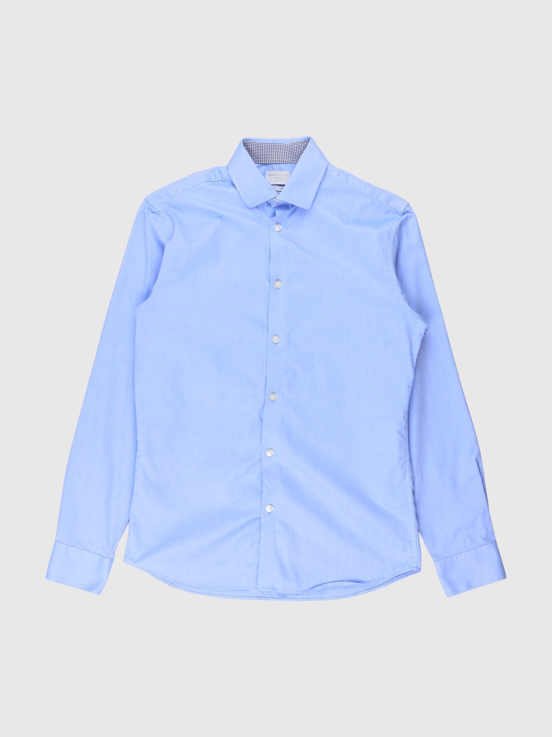 SLIM FIT HEMD, Light Blue, highres