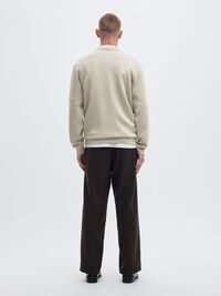 VISCOSE BLEND SWEATSHIRT, Pure Cashmere, highres
