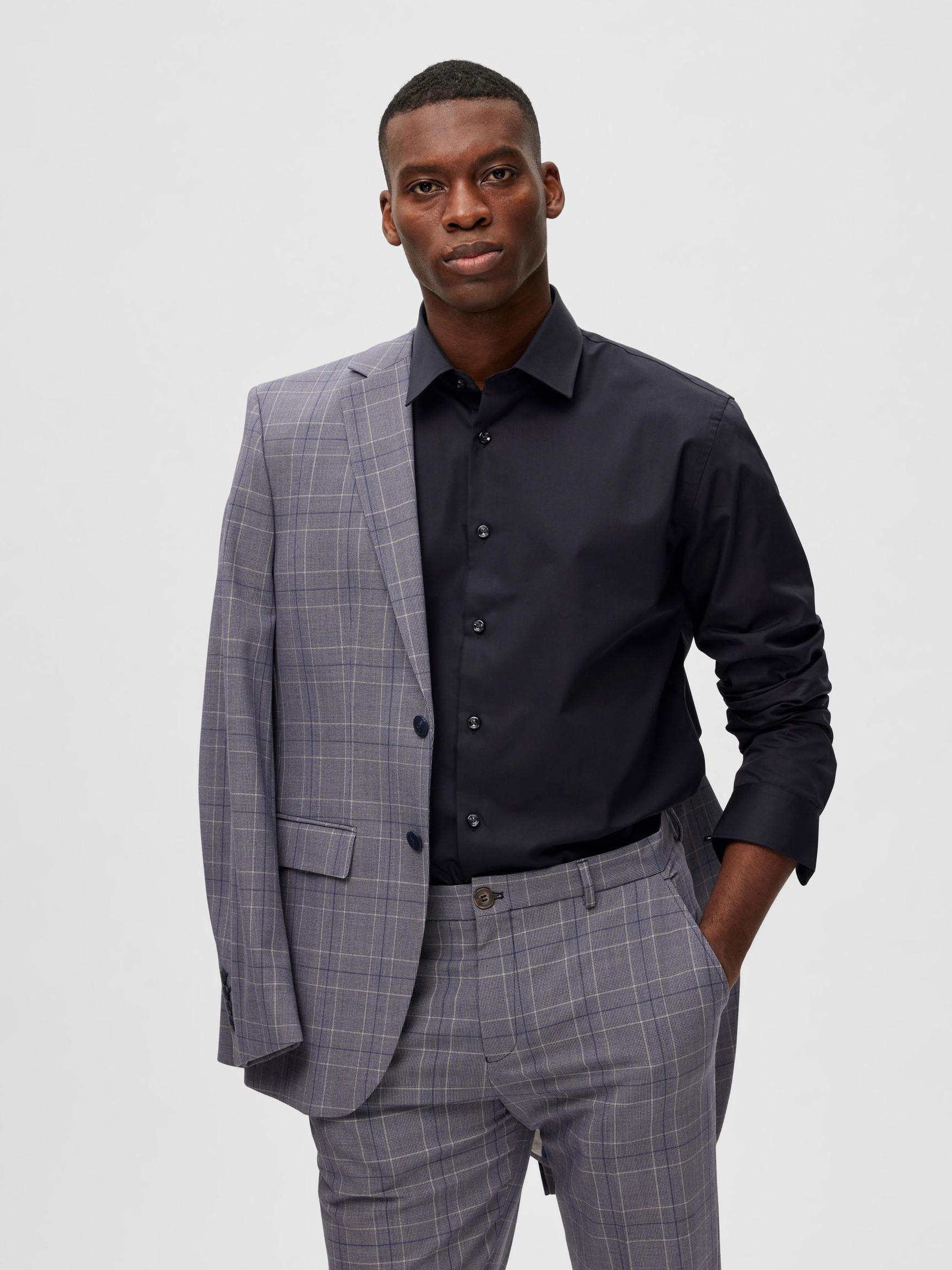 HABILLÉ CHEMISE, Black, highres