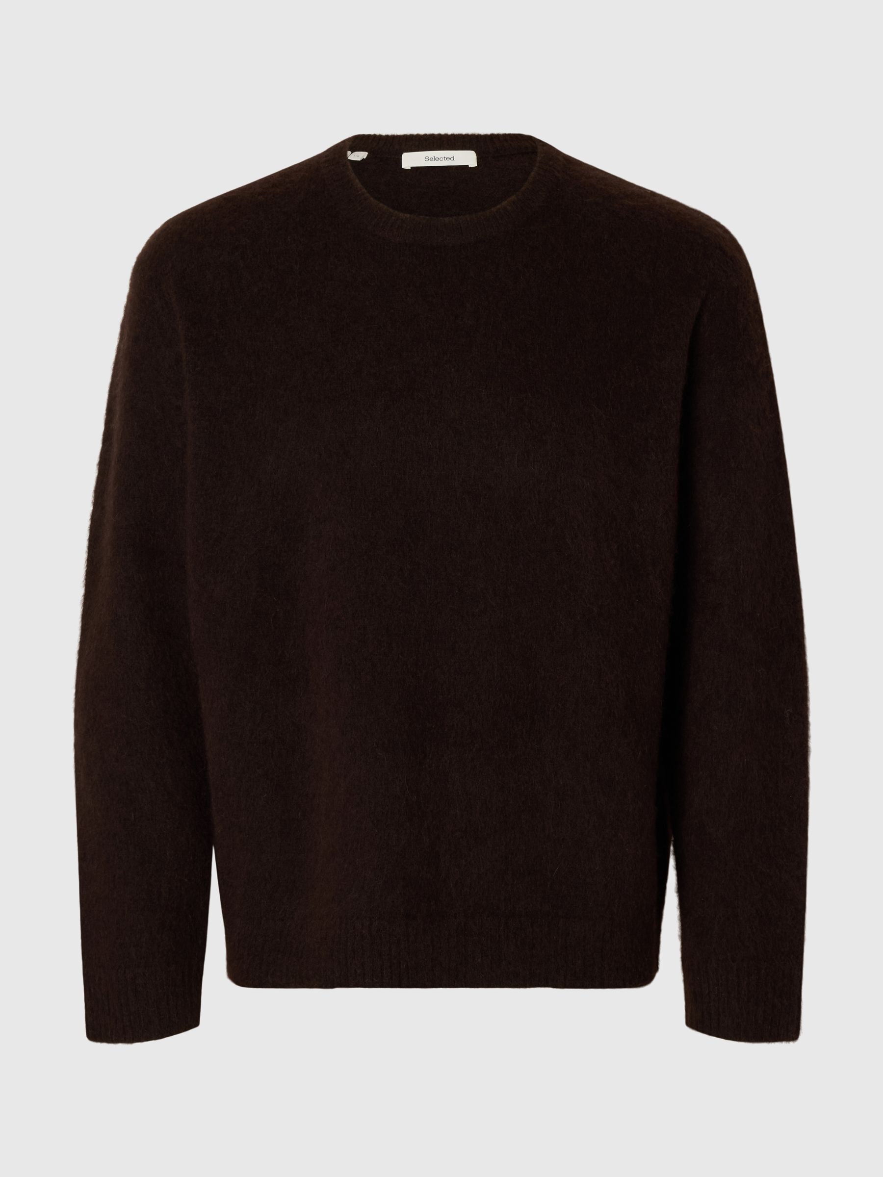 COUPE DÉCONTRACTÉE PULL EN MAILLE, Chocolate Torte, highres