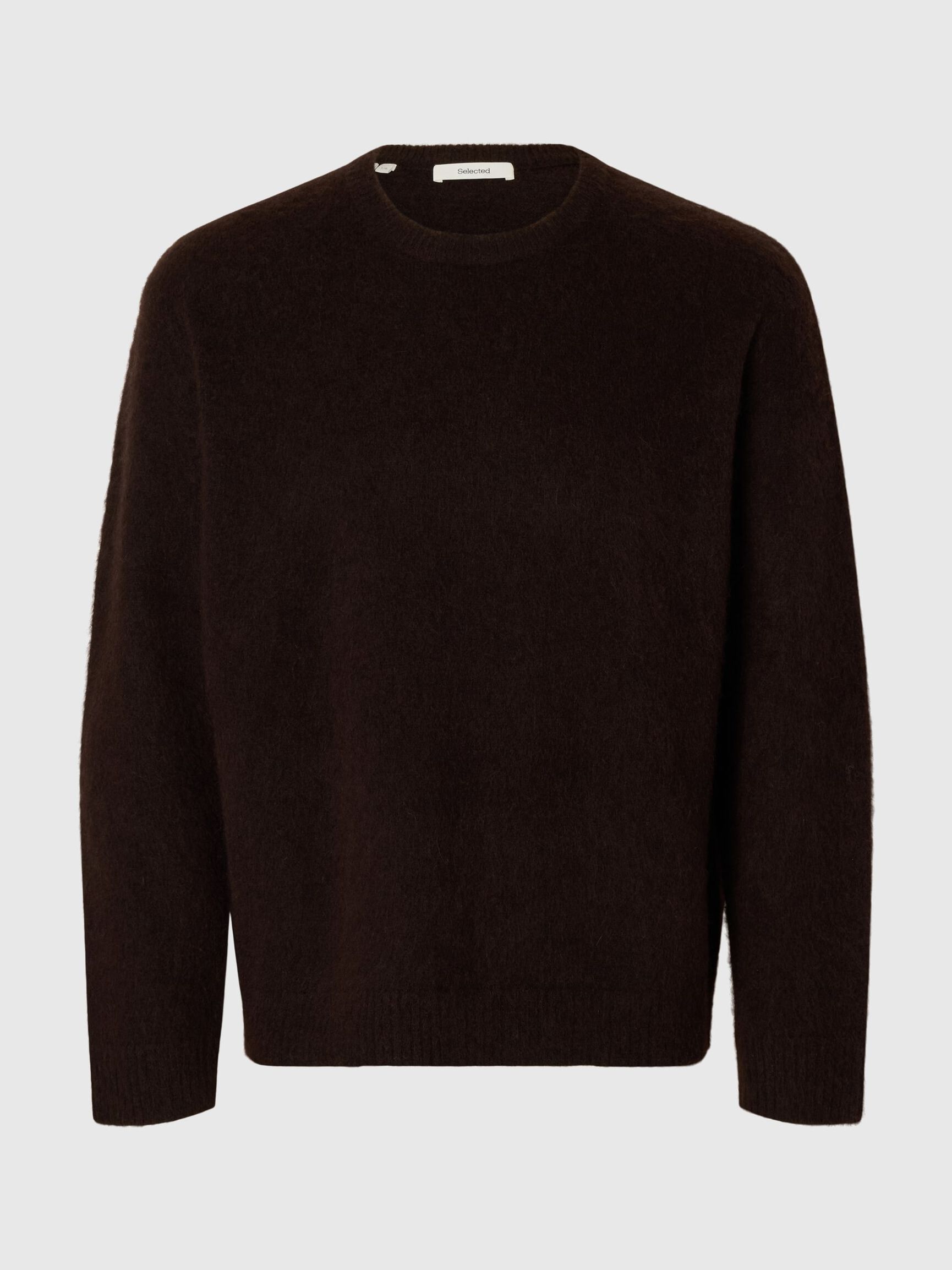 COUPE DÉCONTRACTÉE PULL EN MAILLE, Chocolate Torte, highres