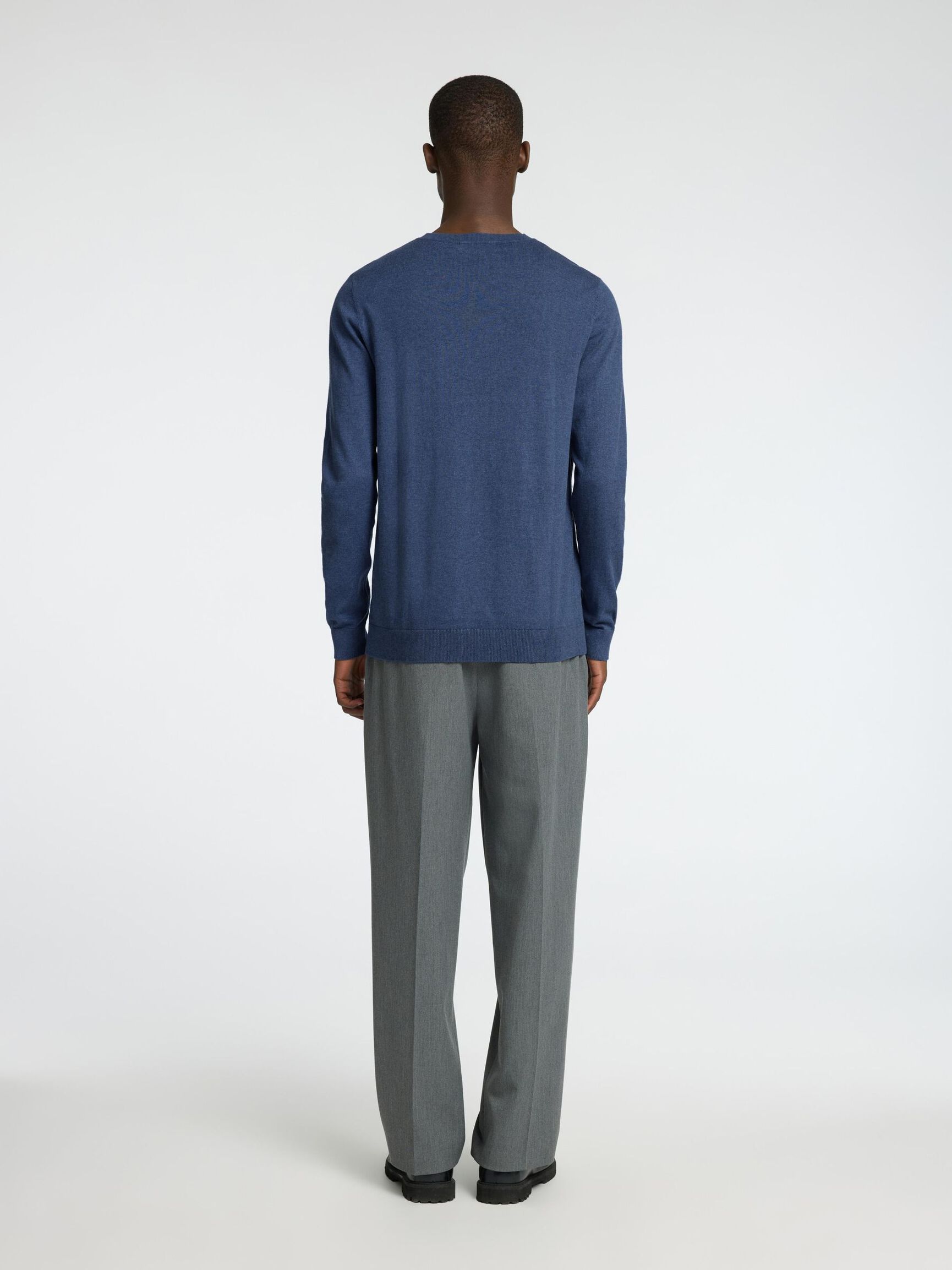 LONG-SLEEVED KNITTED JUMPER, Oceana, highres