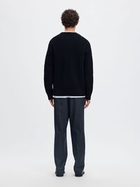 CREW NECK JUMPER, Sky Captain, highres