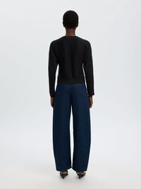 CARDIGAN A MAGLIA, Black, highres
