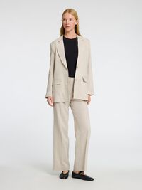 TAILORED WIDE-LEG TROUSERS, Nomad, highres