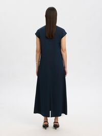KURZARM MAXIKLEID, Dark Sapphire, highres