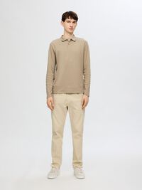 LANGERMET POLOSKJORTE, Pure Cashmere, highres