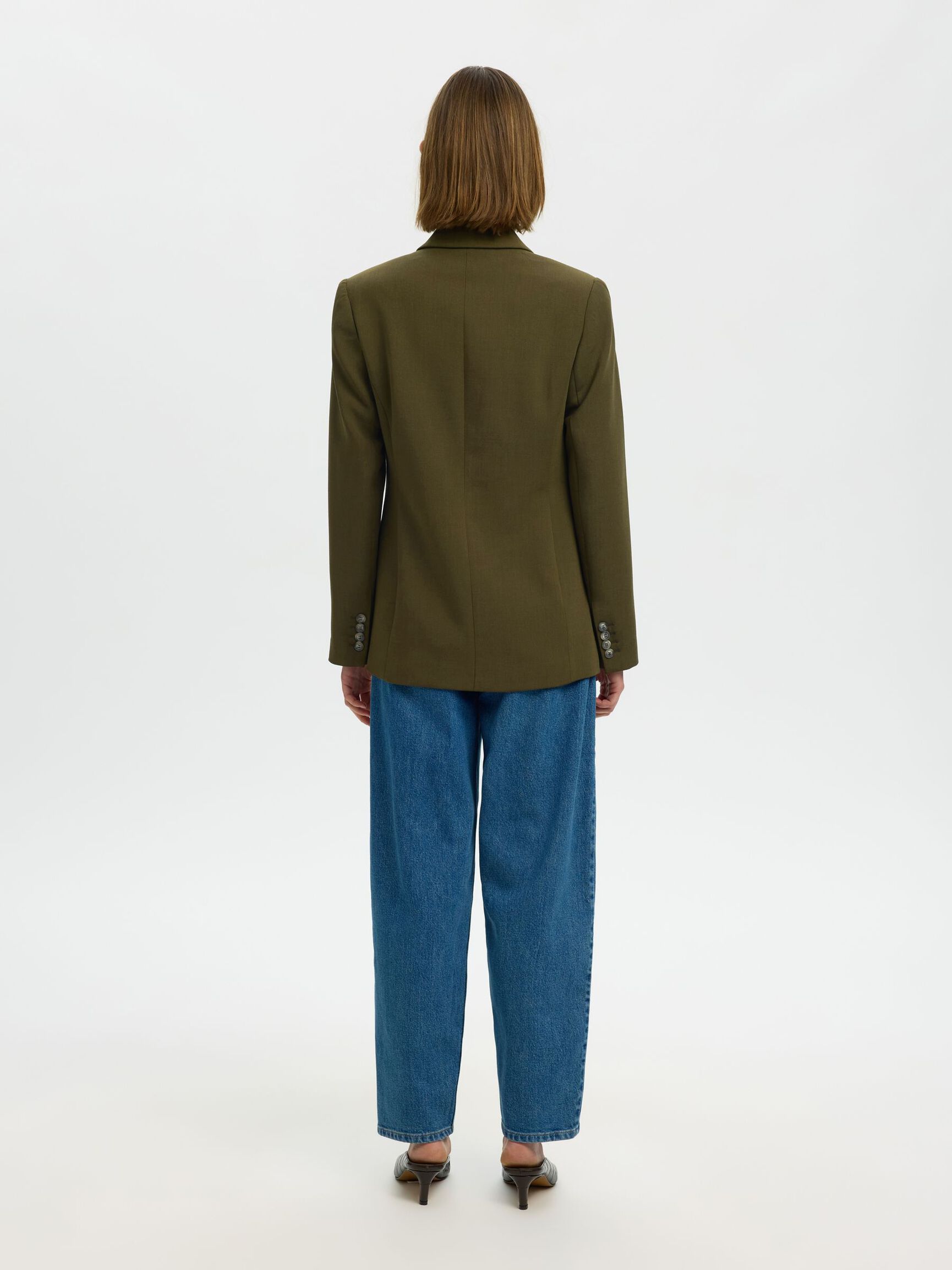 CLASSIC FIT BLAZER, Fir Green, highres